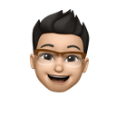 Apple memoji of Justin Zhang